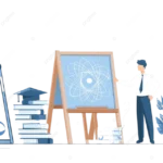 pngtree-a-physics-scene-with-atomic-model-and-emc-formula-explained-by-png-image_17884975